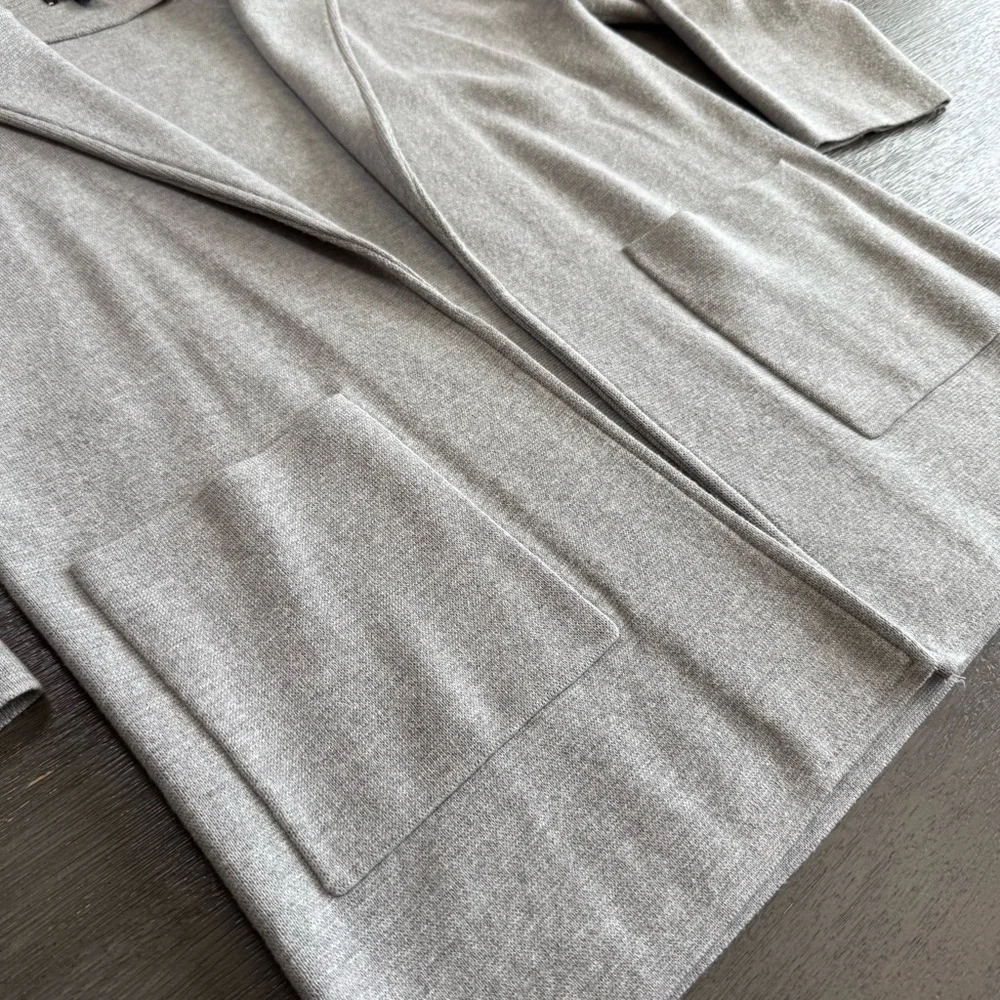 J. Crew Light Grey Merino Wool Blazer Jacket M